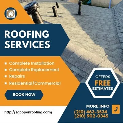 SGC OPEN ROOFING Logo