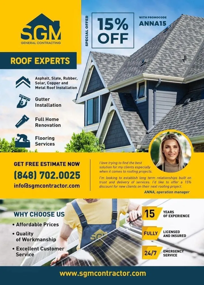 Slide of SGM General Contracting