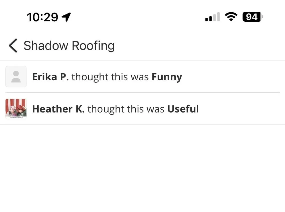 Slide of Shadow Roofing