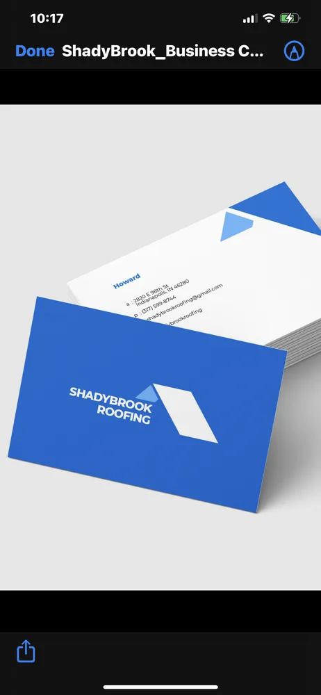 Slide of Shadybrook Roofing