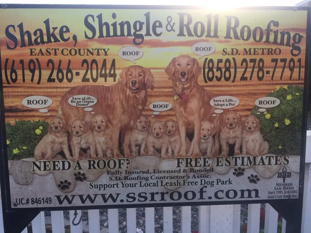 Slide of Shake Shingle & Roll Roofing