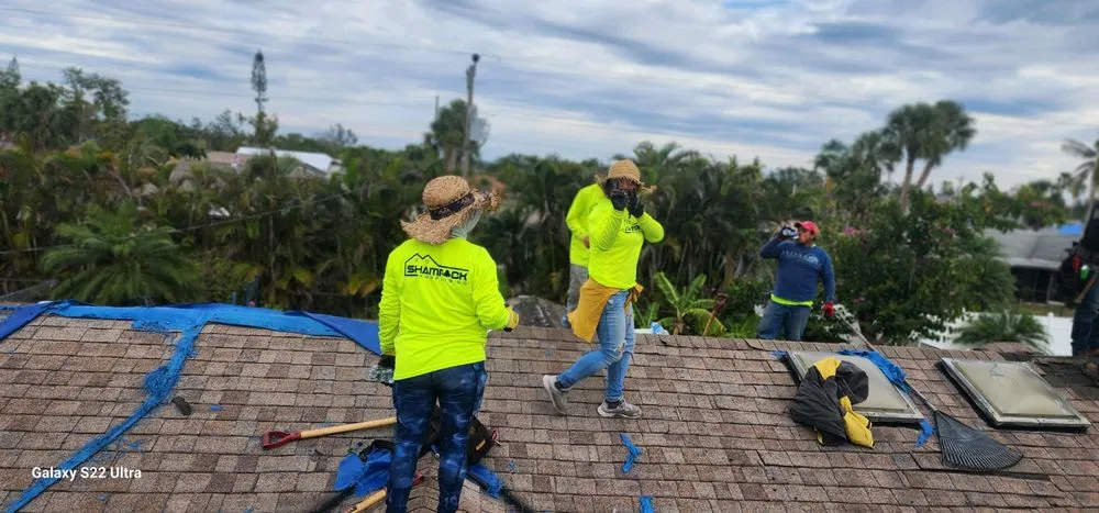 Slide of Shamrock Roofing