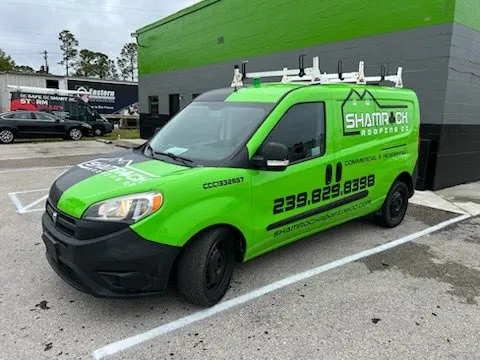 Slide of Shamrock Roofing