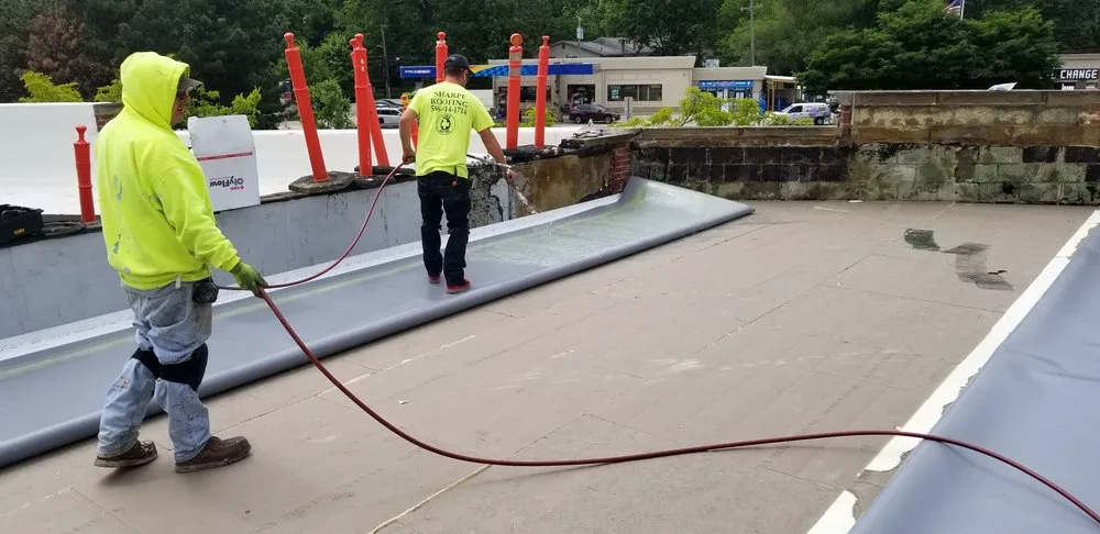 Slide of Sharpe Roofing