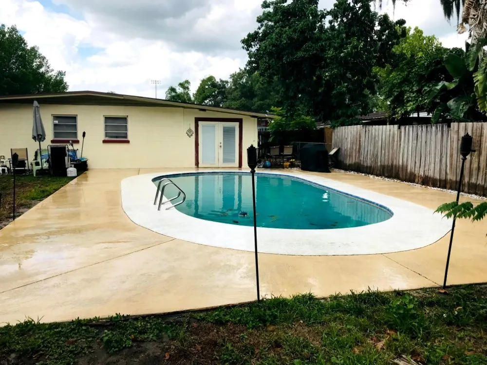 Slide of Sharpe's Pressure Washing Service