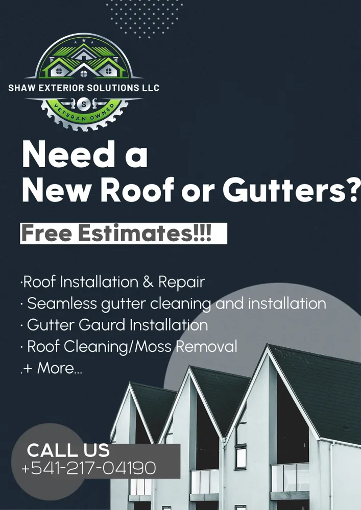 Reliable flat roof repair for homes in Oakland, OR by Shaw Exterior Solutions