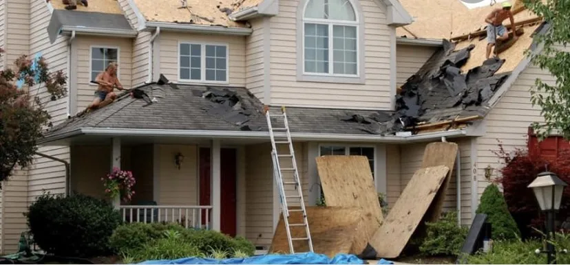 Slide of Shawns Roofing