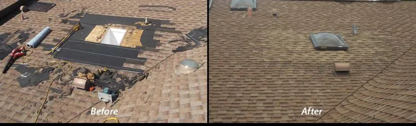 Slide of Shawns Roofing