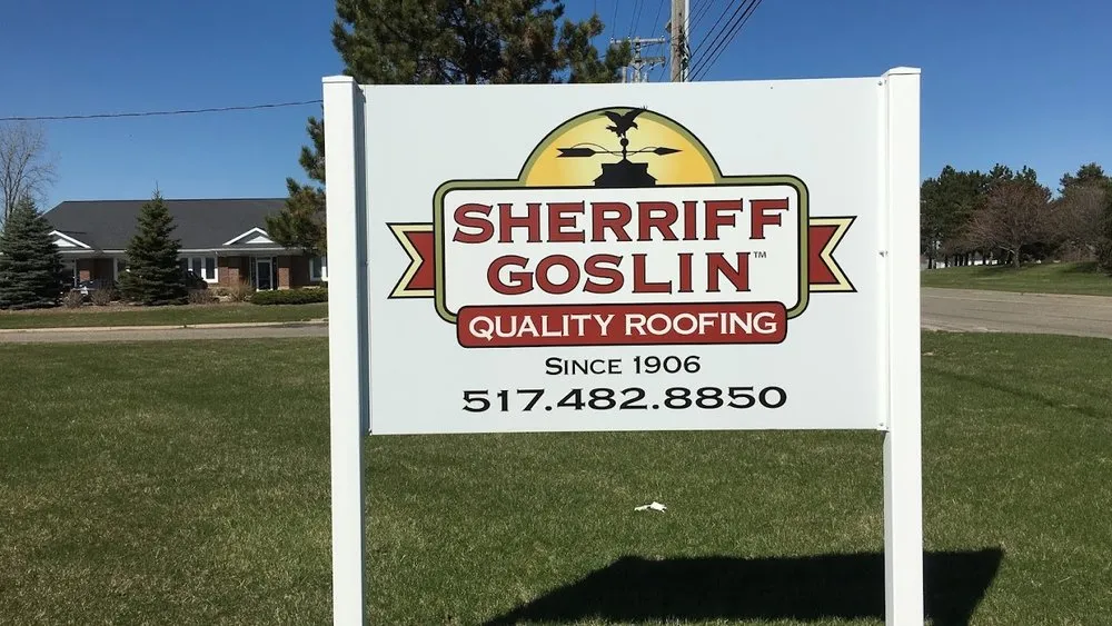Slide of Sherriff Goslin Roofing Lansing