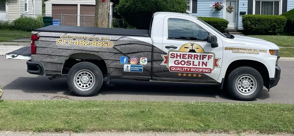 Slide of Sherriff Goslin Roofing Lansing