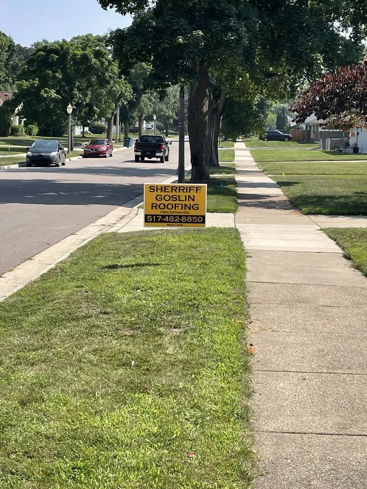 Slide of Sherriff Goslin Roofing Lansing