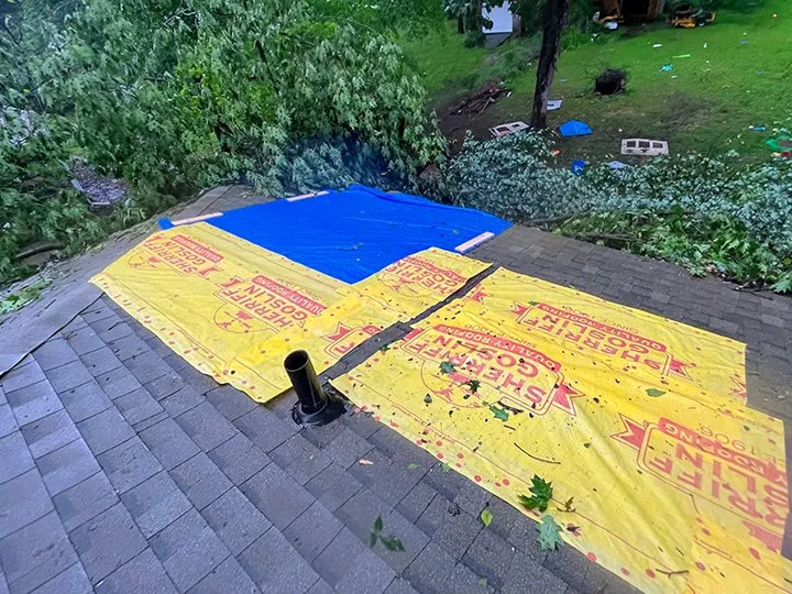 Slide of Sherriff Goslin Roofing Mansfield