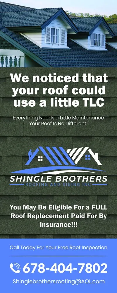 Slide of Shingle Brothers Roofing and Siding
