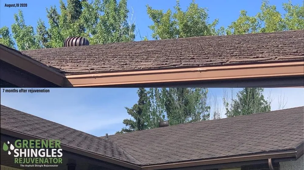 Slide of Shingle Restoration Services