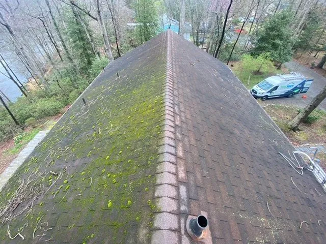 Slide of Shingle Restoration Services