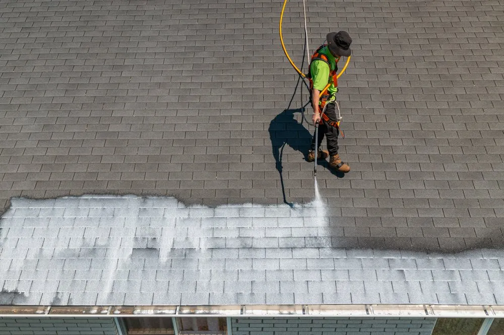 Slide of Shingle Restoration Services