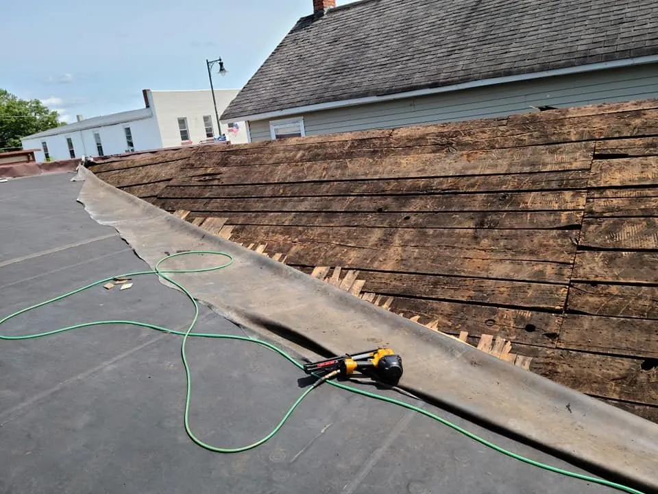 Professional residential roofing service in Benton, WI by Shinglers Roofing