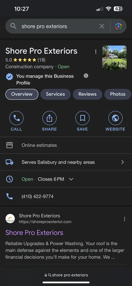 Slide of Shore Pro Exteriors