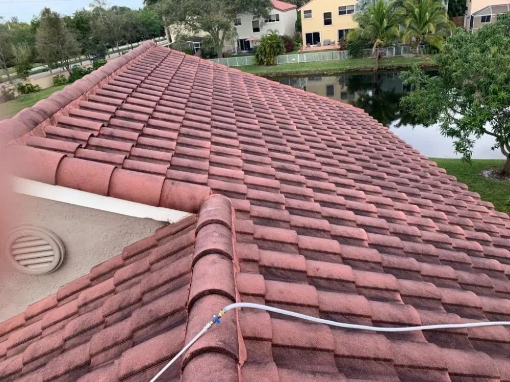 Slide of Shoreline Soft Wash Roof Cleaning