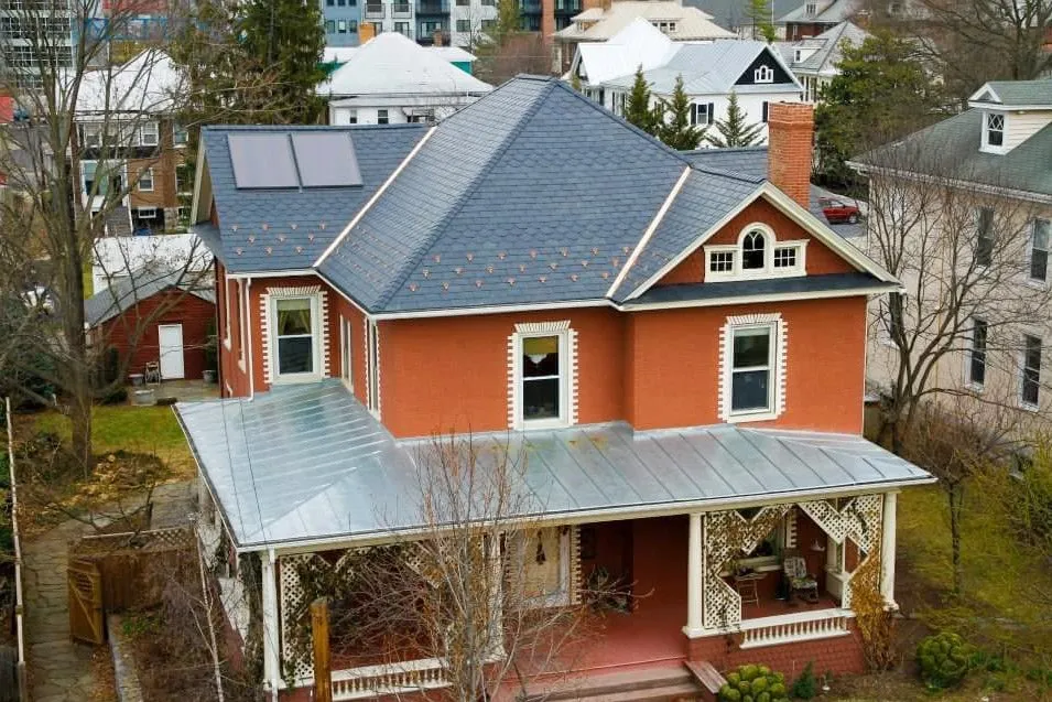 Slide of Shrock's Roofing