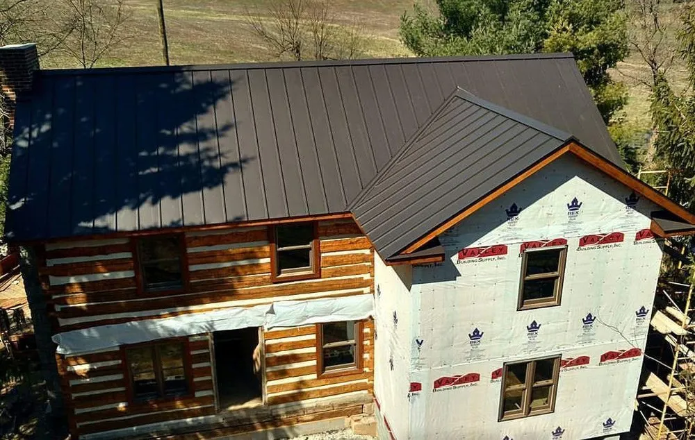 Slide of Shrock's Roofing
