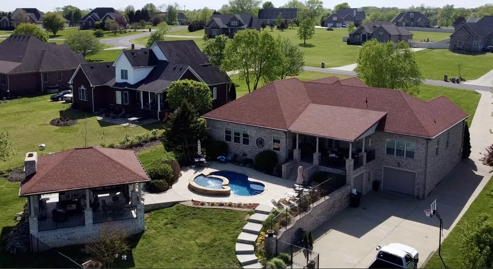 Slide of Shrum's Roofing Company