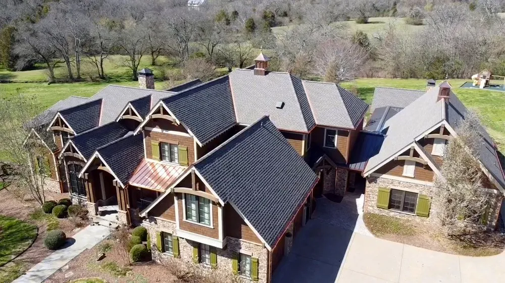 Slide of Shrum's Roofing Company