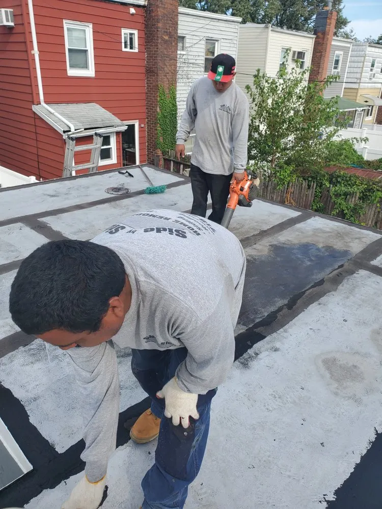 Slide of Side By Side Roofing & Siding Contractors In Brooklyn Ny