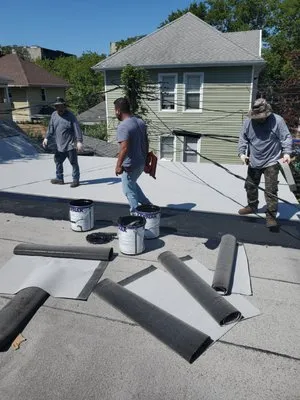 Side by Side Roofing Staten Island Logo