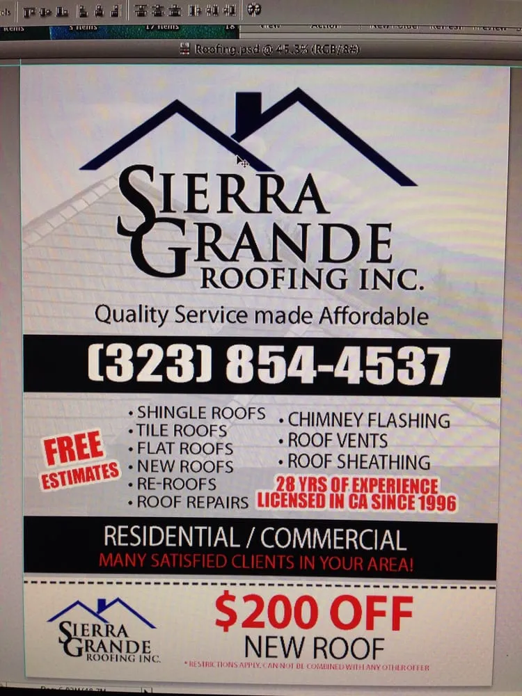 Slide of Sierra Grande Roofing, Inc