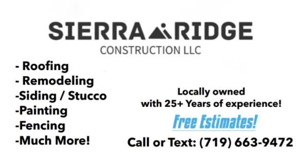 Slide of Sierra Ridge Construction