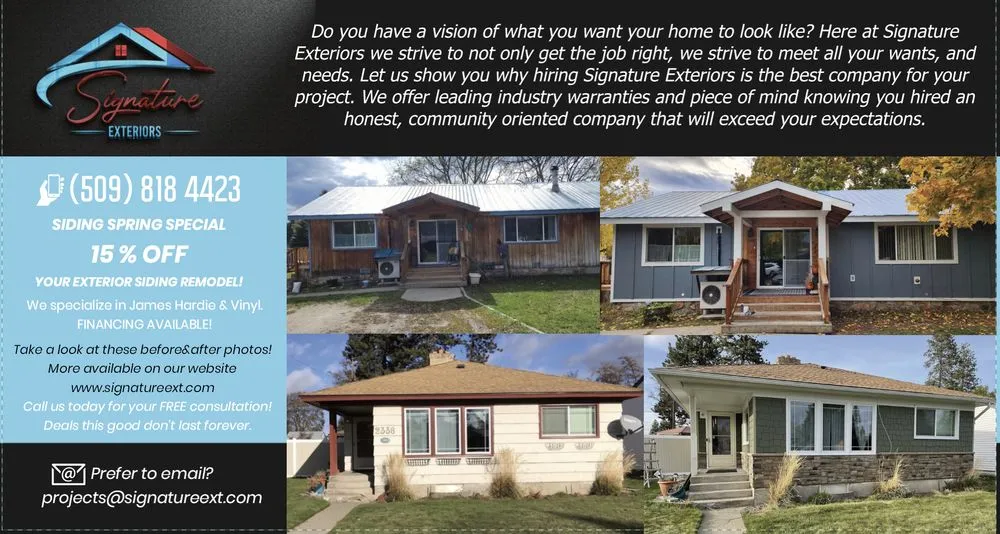 Slide of Signature Exteriors