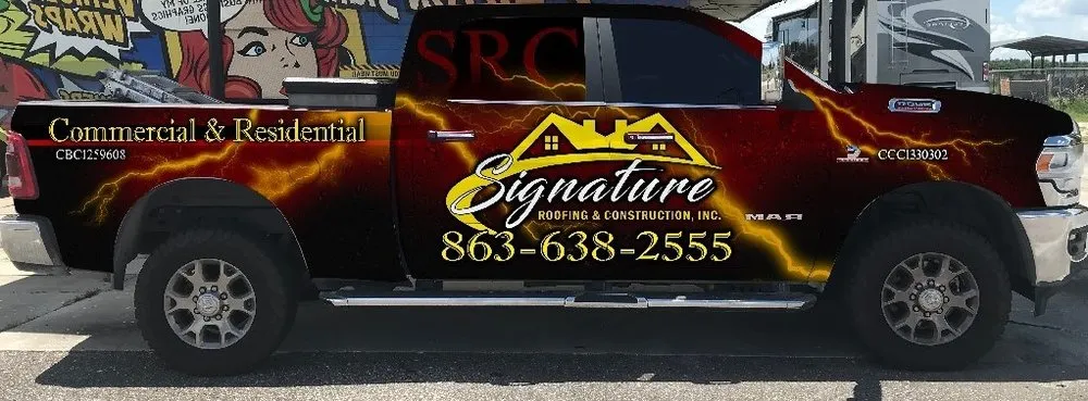 Slide of Signature Roofing and Construction