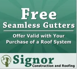 Slide of Signor Construction and Roofing