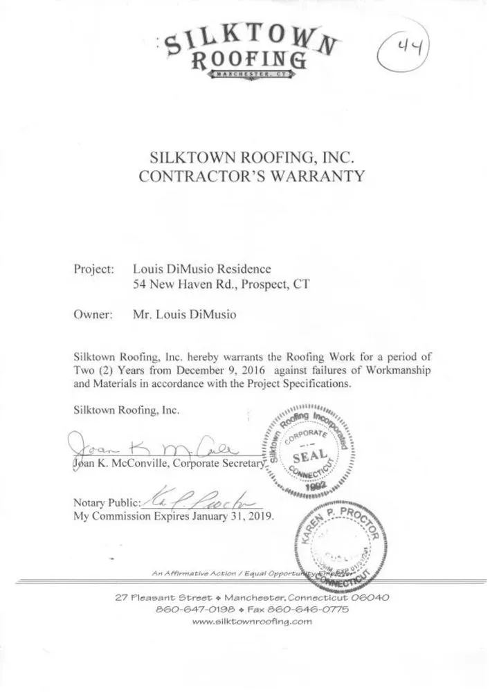 Slide of Silktown Roofing