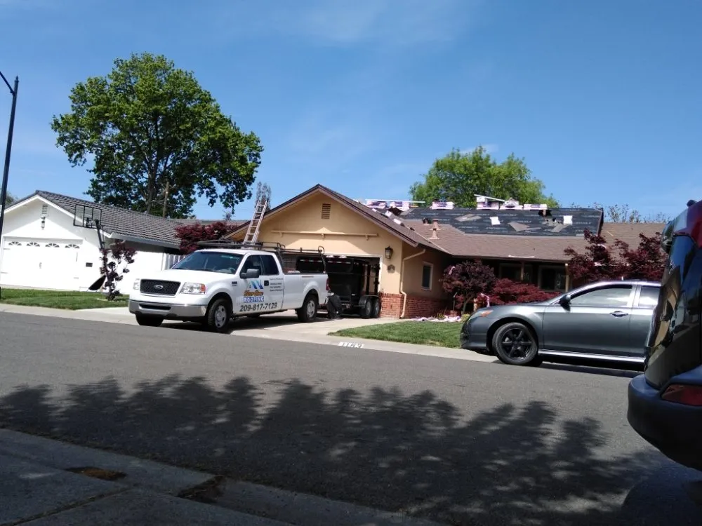 Slide of silver stone roofing