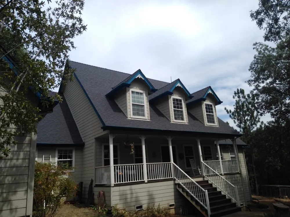 Slide of silver stone roofing