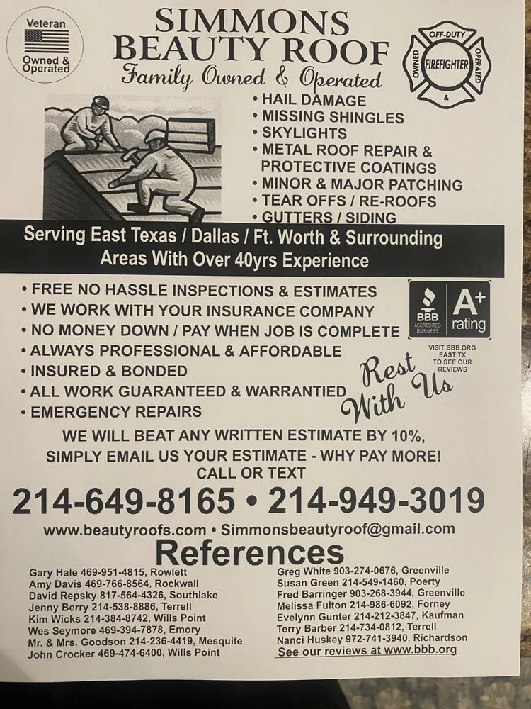 Slide of Simmons Beauty Roof