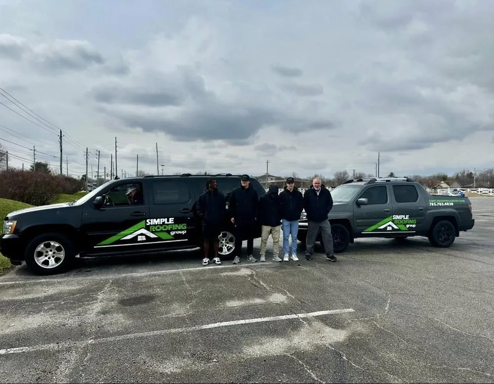 Slide of Simple Roofing Group