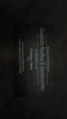 Simplicity Roofing and Construction Logo