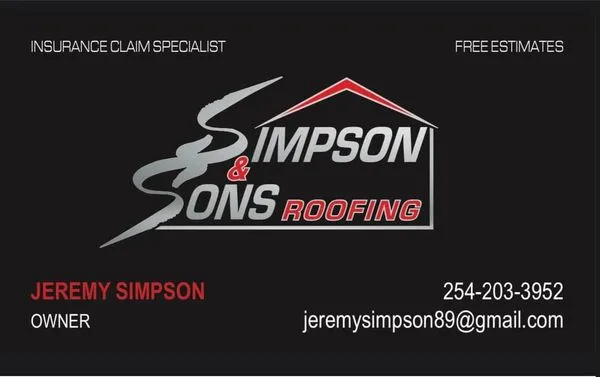 Simpson & Sons Roofing Logo