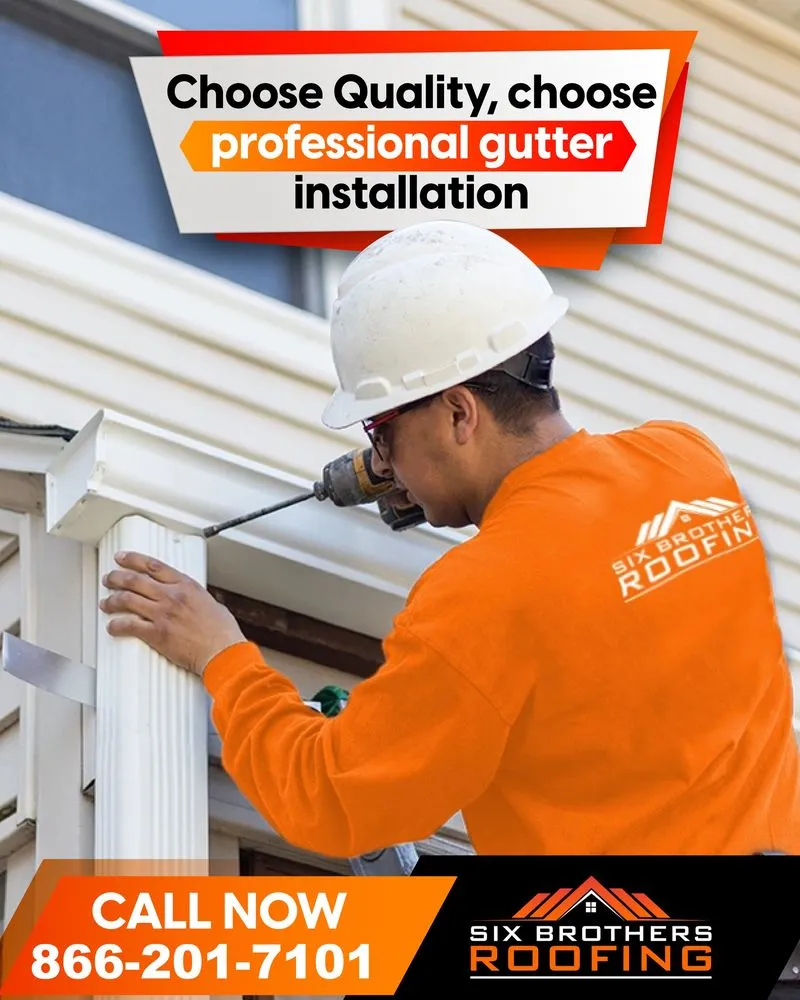 Slide of Six Brothers Roofing