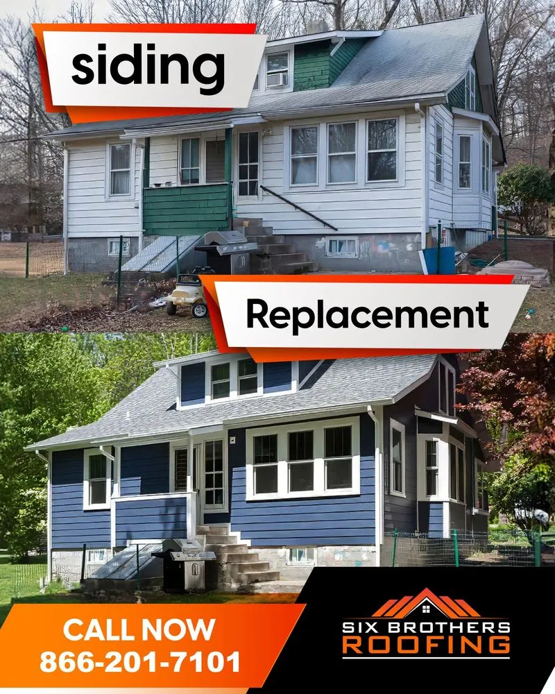 Slide of Six Brothers Roofing