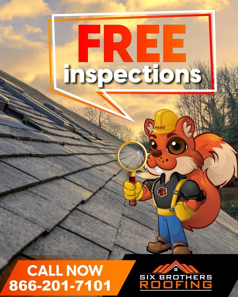 Slide of Six Brothers Roofing