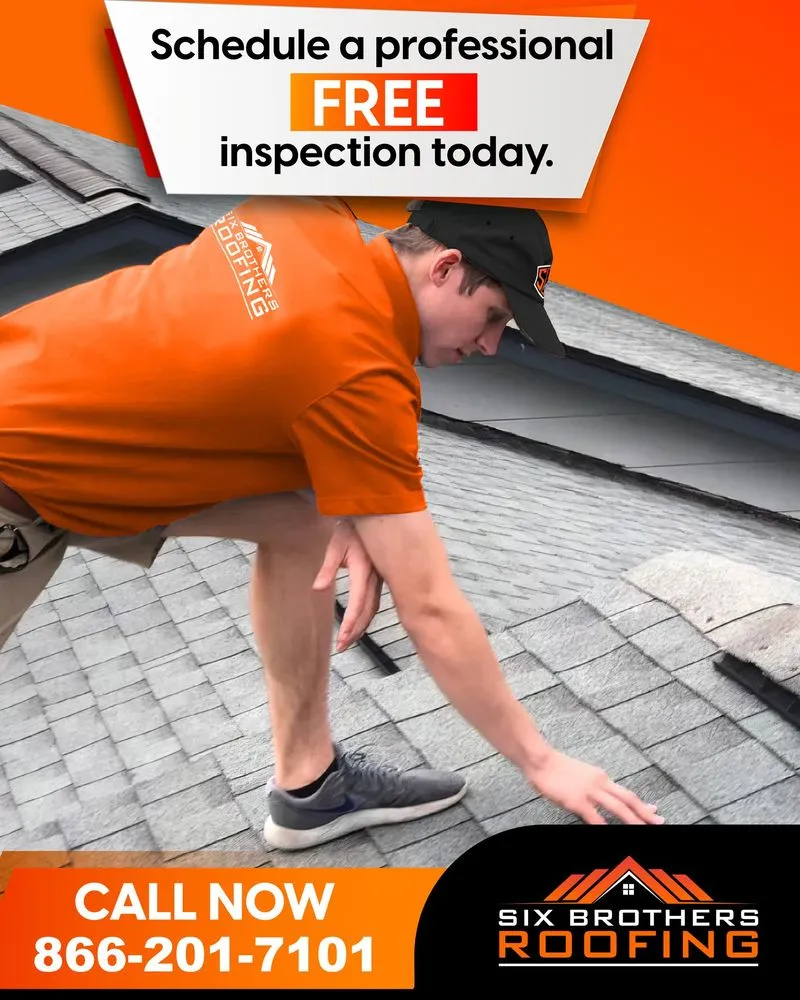 Slide of Six Brothers Roofing