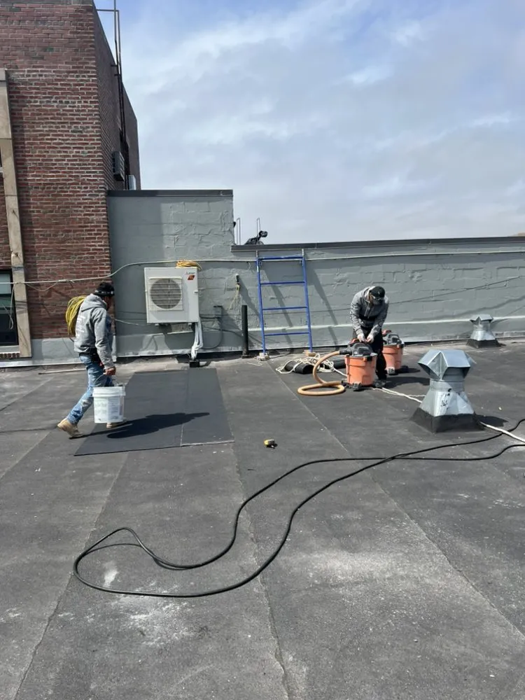 Emergency roof installation in South Ozone Park, NY by SJH Contracting