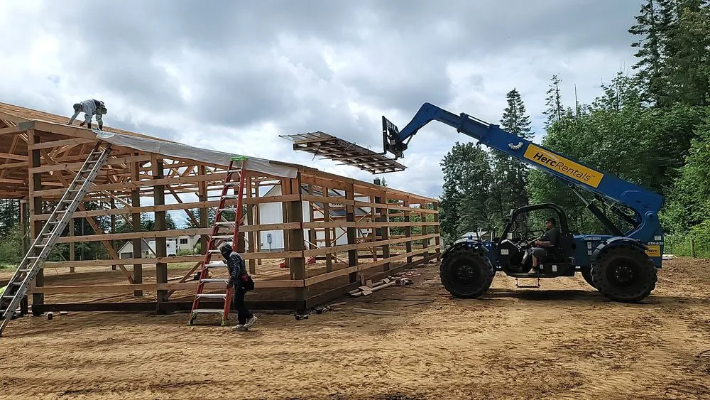 Slide of Sky-Bright Metal Roofing
