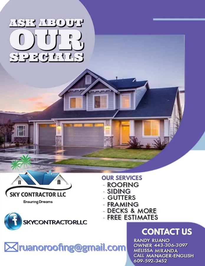 Slide of Sky Contractor