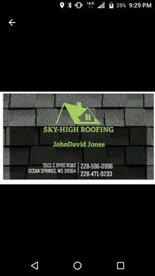 Sky High Roofing Logo