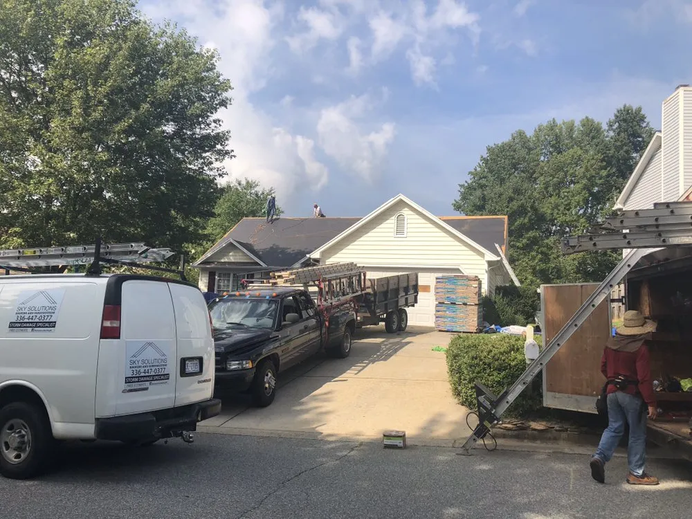 Slide of Sky Solutions Roofing and Construction